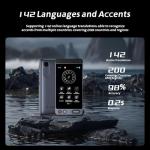 Portable AI Language Translator with 142 Languages
