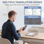 Portable AI Translator, 150 Languages, No WiFi Needed
