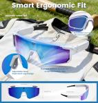 AI Smart Glasses with 8MP Camera and Bluetooth