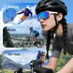 ZWJ Sport AI Smart Sunglasses with 4K Camera