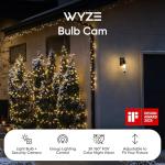 Wyze Bulb Cam 2K HD Security Light Camera