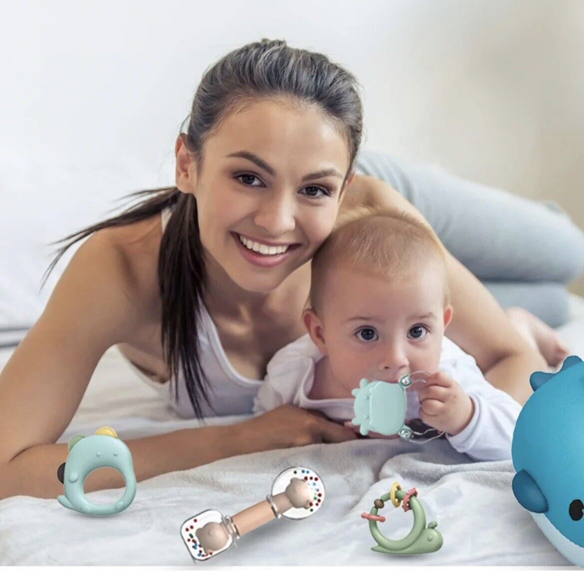 13-Piece Baby Rattle and Teether Toy Set