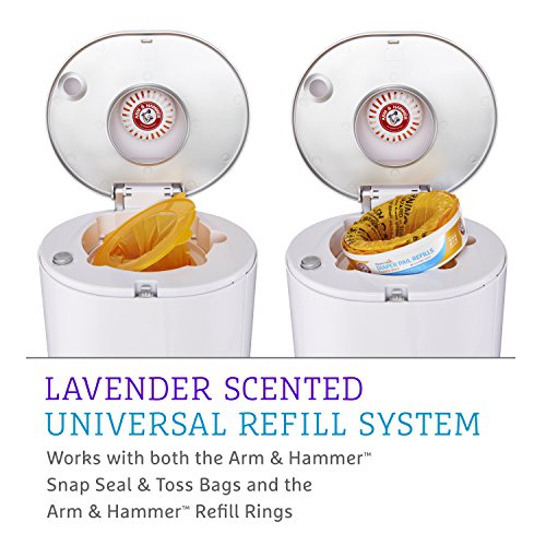 Munchkin Diaper Pail with Arm & Hammer Protection