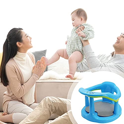 Baby Bathtub Seat with Backrest and Suction Cups