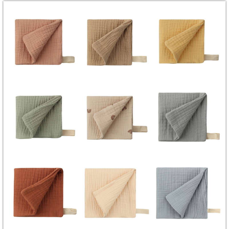 5-Pack Soft Cotton Baby Washcloths for Newborns