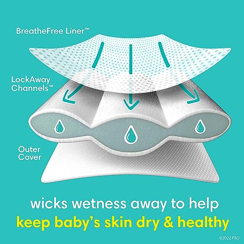 Pampers Swaddlers Size 1 Newborn Diapers - 96 Count