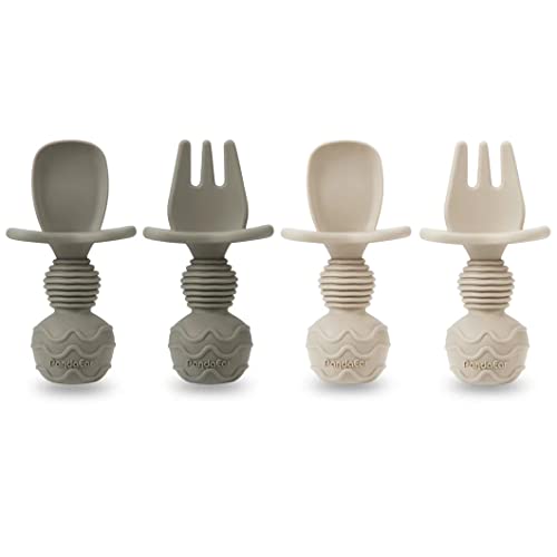 PandaEar Silicone Baby Feeding Set – 4 Pack