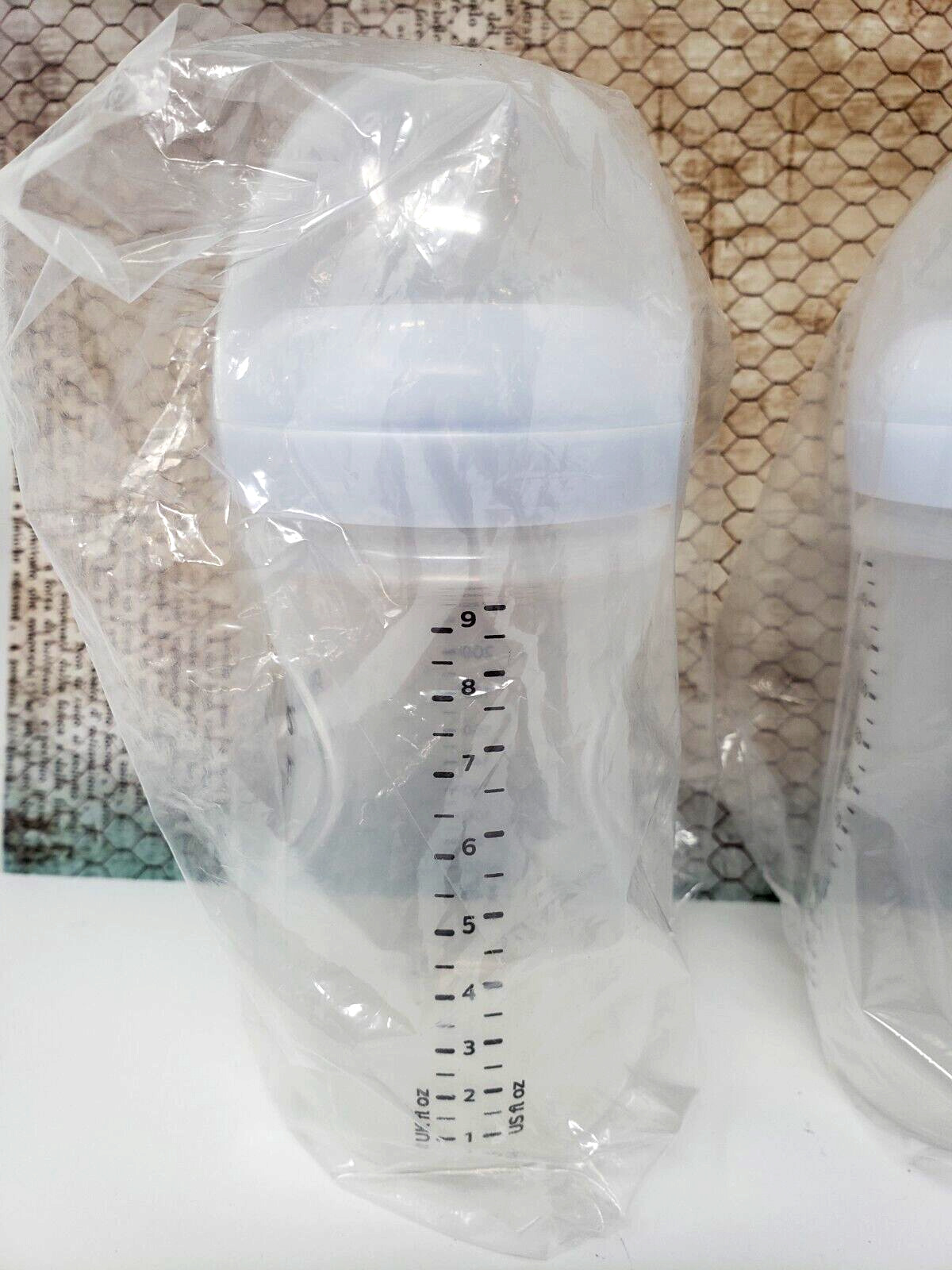 Philips Avent Natural 9oz Baby Bottles, 4-Pack