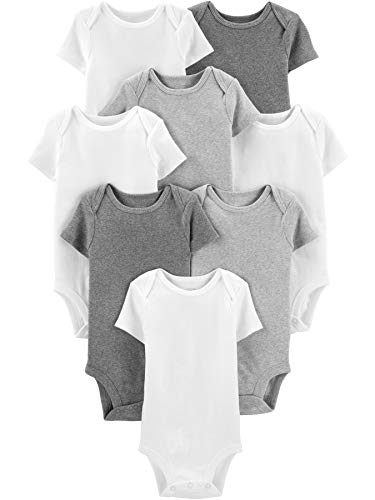 Carter's 8-Pack Baby Bodysuits, 0-3 Months