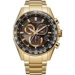 Men's Citizen Eco-Drive Gold-Tone Chronograph Watch