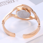 Gold Bracelet Watch with Unique Orbit Design