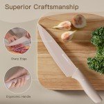 13-Piece Stainless Steel Knife Set with Blade Guards