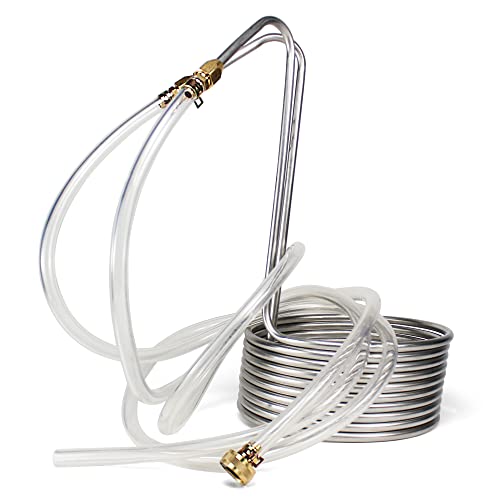 Silver Serpent Stainless Steel Wort Chiller