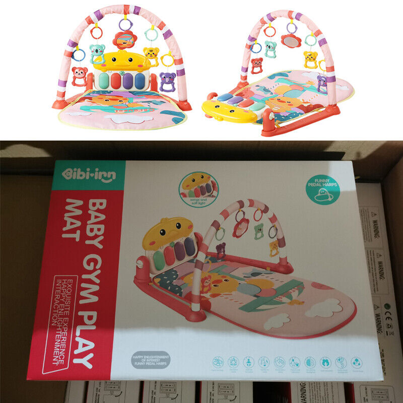 Pink Baby Jigsaw Mats with Piano and Lights