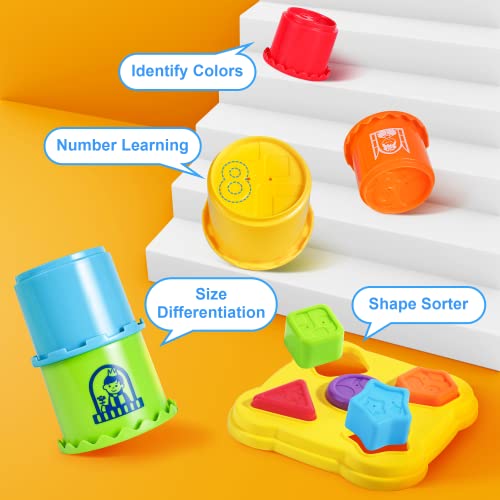 iPlay iLearn Stacking and Sorting Cups for Kids