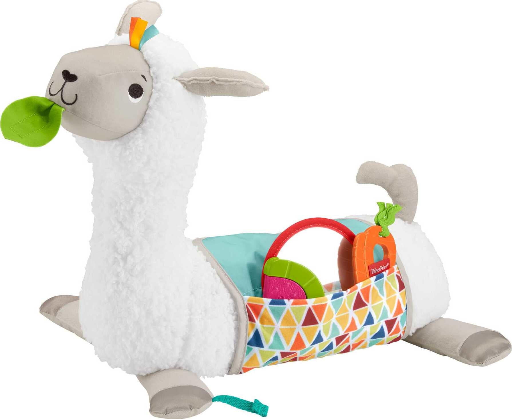 Fisher-Price Plush Tummy Time Llama Support Wedge