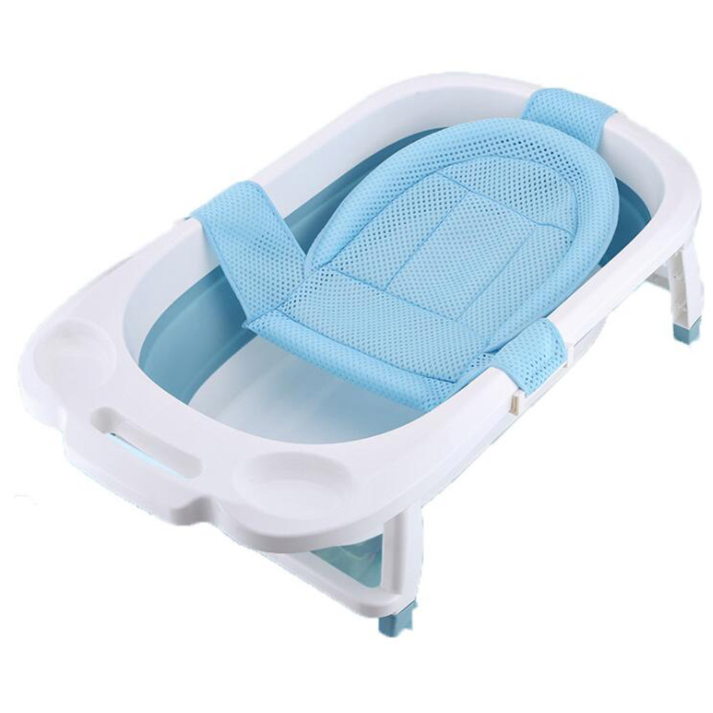 Adjustable Non-Slip Kids Bath Mat and Pillow