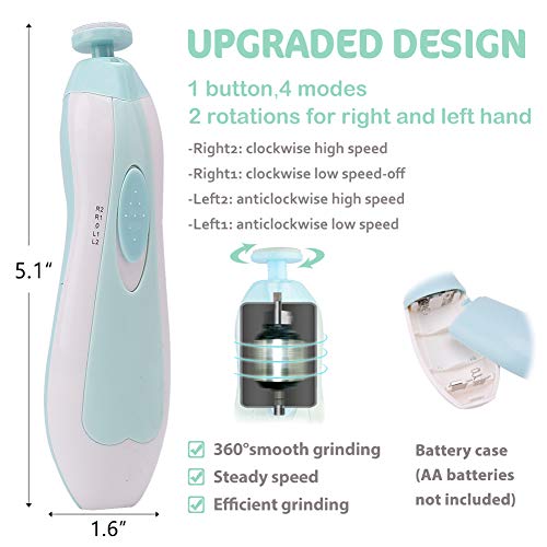 Electric Baby Nail File and Trimmer Kit