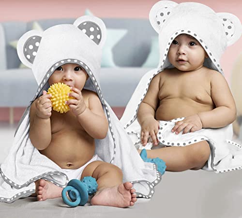 Bamboo Hooded Baby Towels – Set of 2