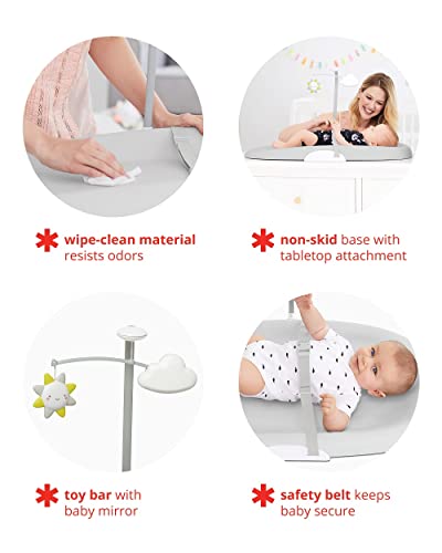 Skip Hop Easy-Clean Changing Pad - Light Gray