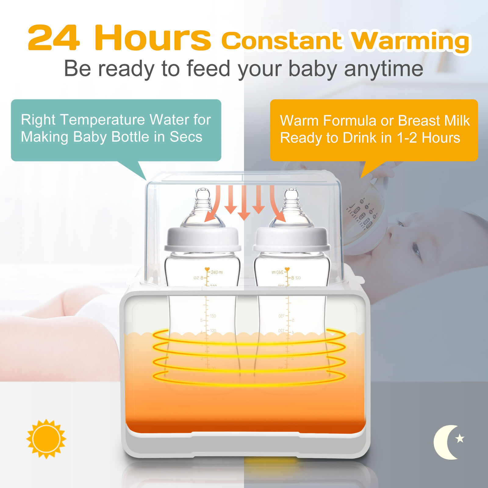 3-in-1 Convertible Baby High Chair and Booster