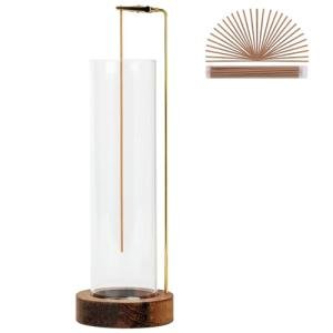 GARMOLY Elegant Incense Holder with Glass Bottle