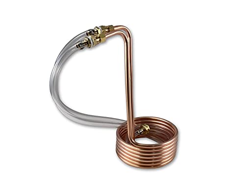 Copper Immersion Wort Chiller for Homebrewing