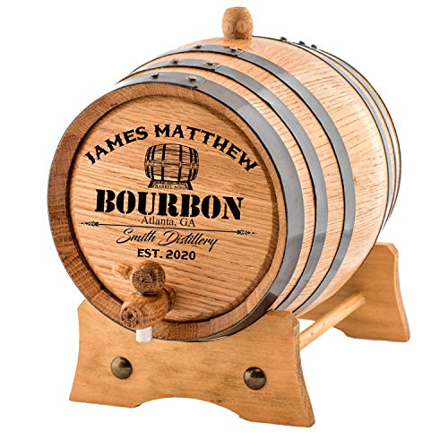 Custom American White Oak Bourbon Aging Barrel 5L