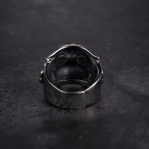 Adjustable 925 Silver Pixiu Ring for Feng Shui
