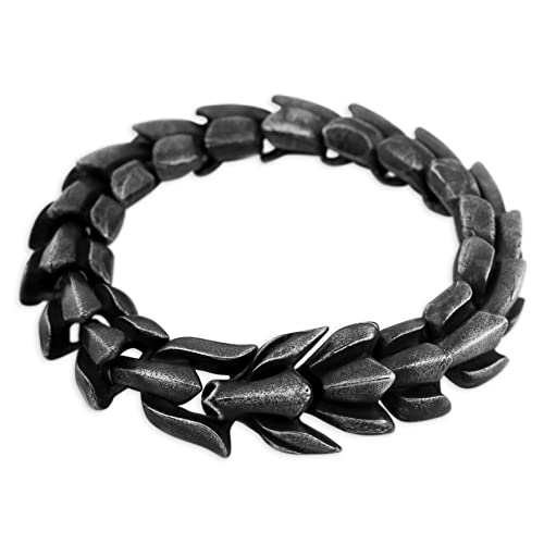 Viking Dragon Jormungandr Link Bracelet for Men