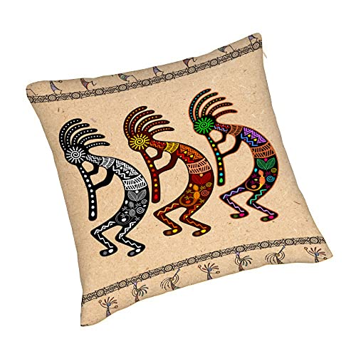 Kokopelli Throw Pillow Covers - Set of 2
