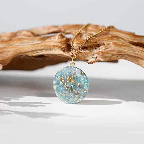 Heart-Shaped Orgone Pendant Necklace with Reiki Crystals