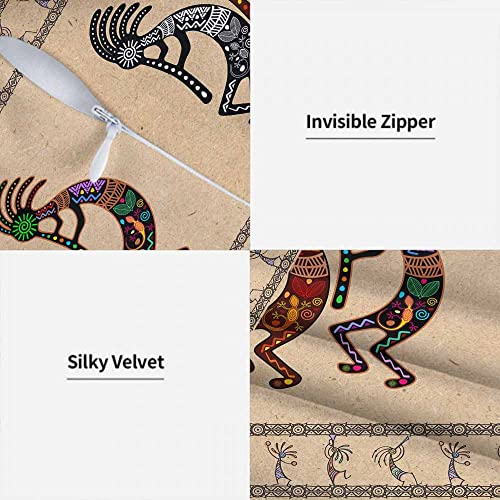 Kokopelli Throw Pillow Covers - Set of 2