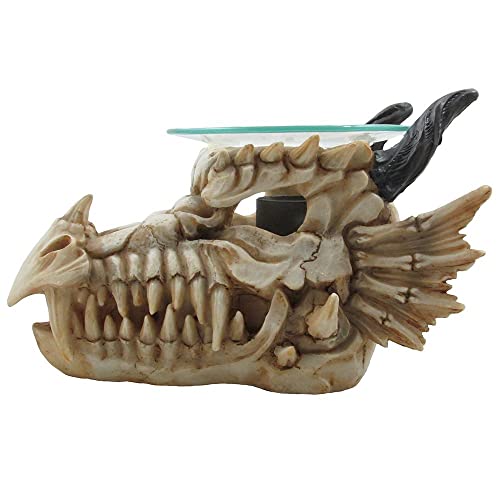 Magical Dragon Skull Oil Warmer for Aromatherapy
