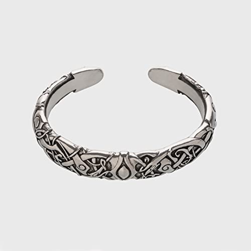 Adjustable Norse Beast Head Viking Bracelet