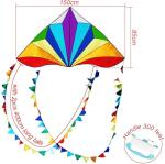 HONBO Easy-Flying Large Delta Kite for Everyone