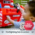 Kid Trax Eco-Friendly Fire Truck Ride-On Toy