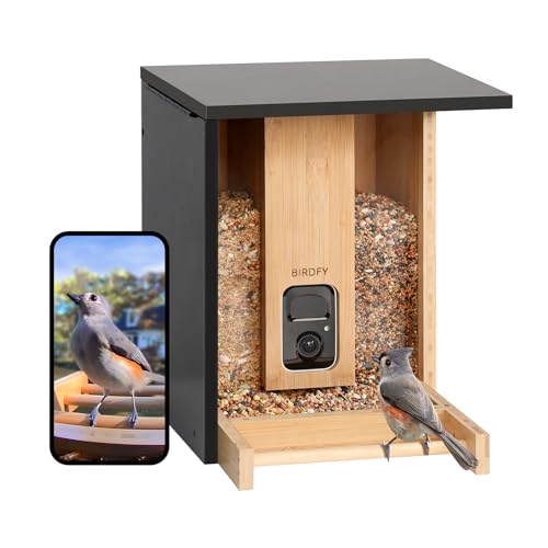 Smart Bird Feeder Camera with Auto Recording