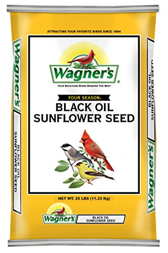 Wagner's Black Oil Sunflower Bird Food, 25 lbs