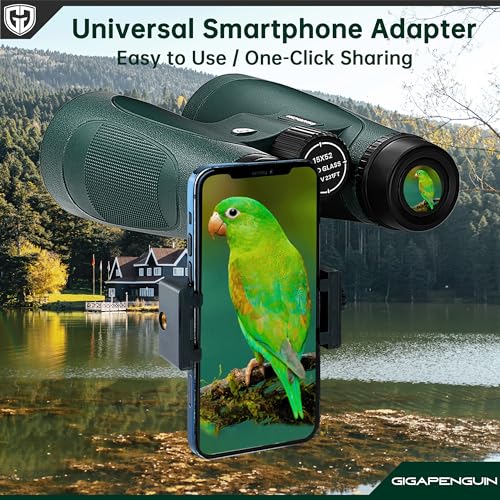 High-Powered 15x52 HD Binoculars with Phone Adapter