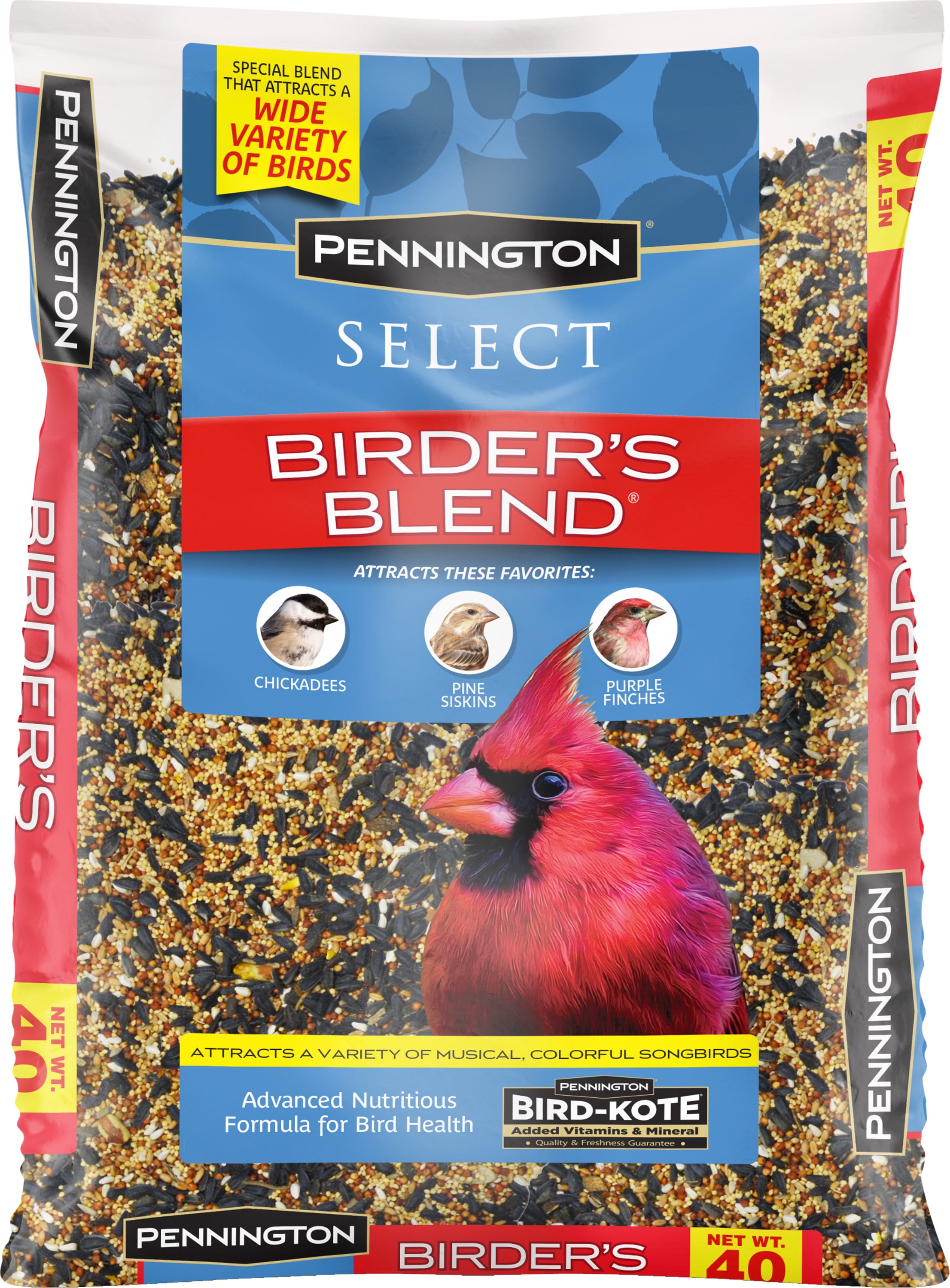 Pennington Select Bird Seed Blend, 40 lb Bag
