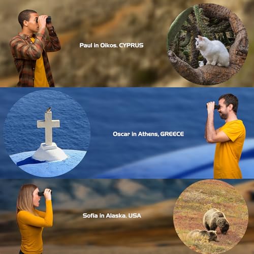 Compact 10x25 Binoculars for Birdwatching and Events