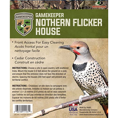 Northern Flicker Bird House - Cedar, USA Made