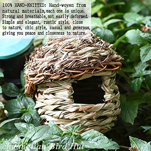 Eco-Friendly Hand-Woven Teardrop Bird Nest