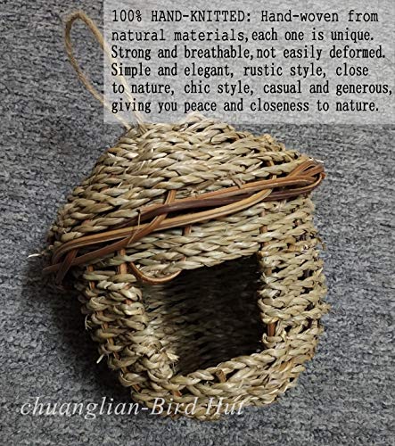 Eco-Friendly Hand-Woven Teardrop Bird Nest