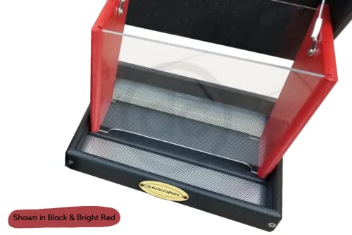 Large Hanging Bird Feeder in Turf Green & Cherry