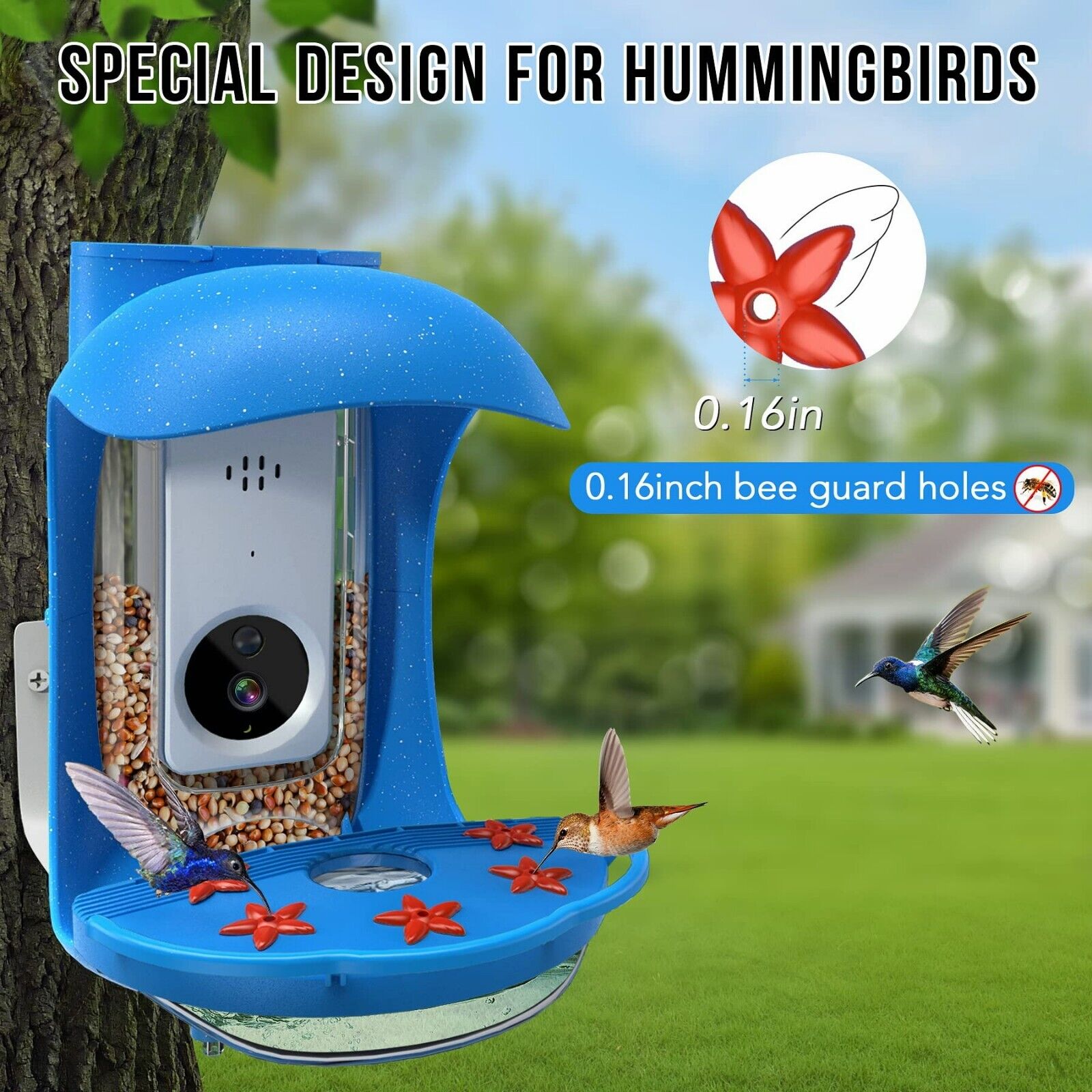 Smart Hummingbird Feeder with Camera and AI