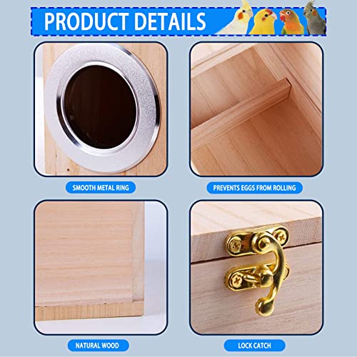 Kathson Birdhouse for Small to Medium Parrots