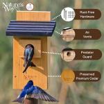 Cedar Bluebird Viewing House by Nature's Way