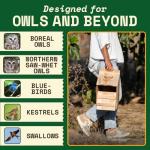 Cedar Owl House Nesting Box - Fully Assembled